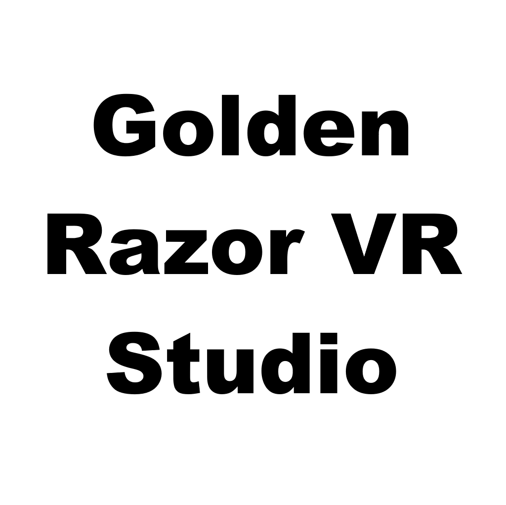 Golden Razor Vr Studio Logo